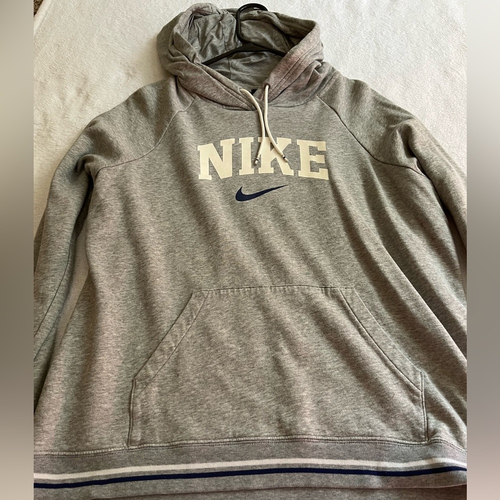 Nike sweatshirt grey size large